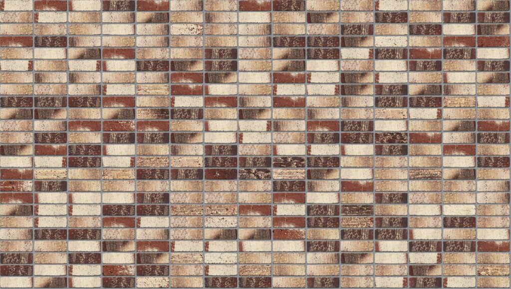 Treasury Red Stack 3570 x 2016 mm Midland Brick texture Grey mortar