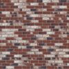 Treasury Red Tumbled Half 3570 x 2016 mm Midland Brick texture Grey mortar