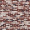 Treasury Red Tumbled Half 3570 x 2016 mm Midland Brick texture White mortar