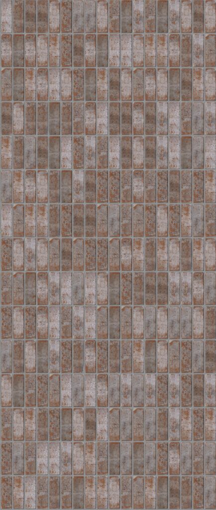 West Side Soldier 1512 x 3570 mm Midland Brick texture Grey mortar