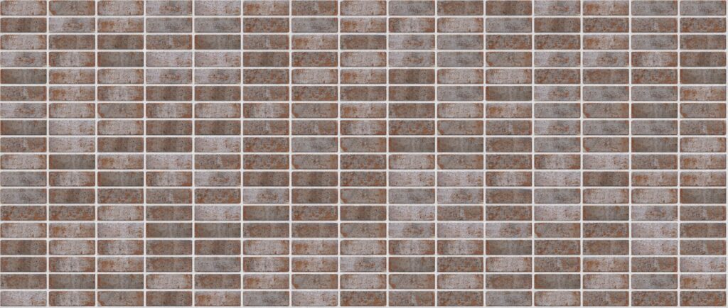 West Side Stack 3570 x 1512 mm Midland Brick texture White mortar